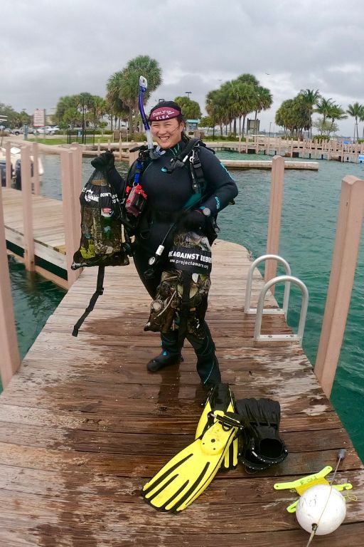 Dive against debris instructor specialty